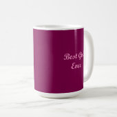 Mug Meilleure fille jamais (Devant droit)
