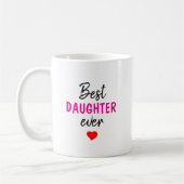 Mug Meilleure fille jamais (Gauche)