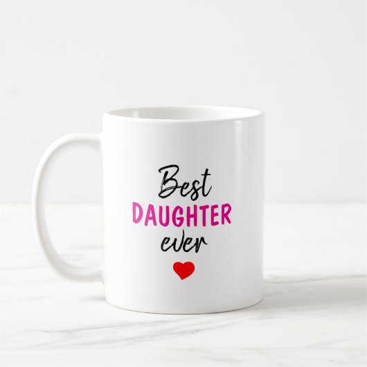 Mug Meilleure fille jamais (Gauche)