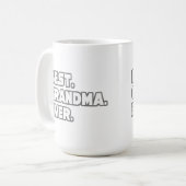 Mug Meilleure grand-mère (Devant gauche)