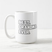 Mug Meilleure grand-mère (Gauche)