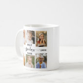 Mug Meilleure grand-mère - Collage photo pour petits-e (Devant gauche)