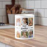 Mug Meilleure grand-mère - Collage photo pour petits-e<br><div class="desc">Célébrez la "Meilleure grand-mère jamais" avec cette petite-fille personnalisée Photo Collage Coffee Mug. Ce cadeau réfléchi comporte un collage de photos chères, soigneusement arrangé, capturant des moments spéciaux, complété par un message sincère. Fabriqué en céramique de haute qualité, il est à la fois micro-ondes et lave-vaisselle sûr, assurant la commodité...</div>