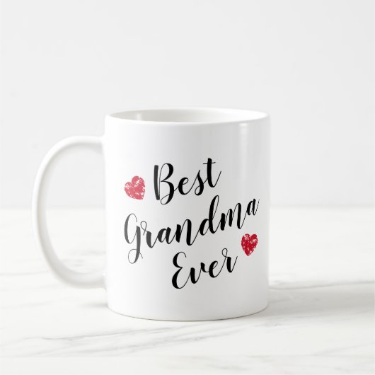 Mug Meilleure grand-mère du monde (Gauche)