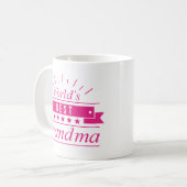 Mug Meilleure Grand-mère du Monde (Devant gauche)