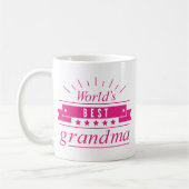 Mug Meilleure Grand-mère du Monde (Gauche)