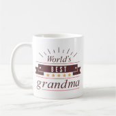 Mug Meilleure grand-mère du monde (Gauche)