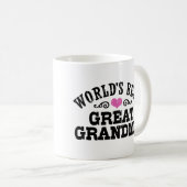 Mug Meilleure grand-mère du monde (Devant droit)