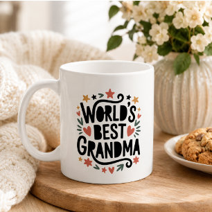 Mug Meilleure Grand-mère du Monde Photo Fête des Gra