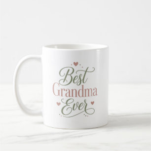 Mug Meilleure Grand-mère Élégant Cadeau