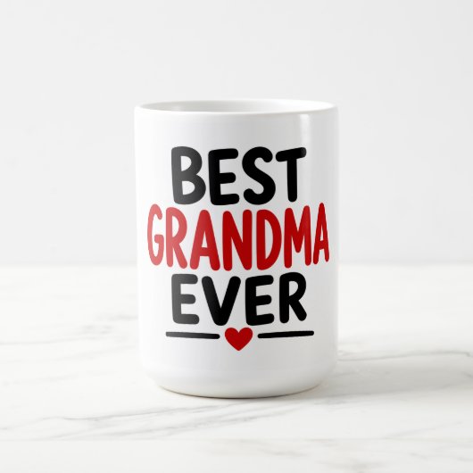 Mug Meilleure Grand-mère Ever (Centre)
