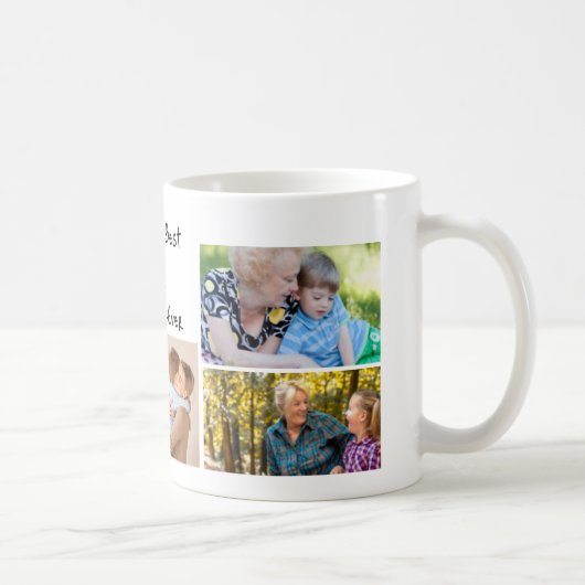 Mug Meilleure grand-mère Ever 5 photo Collage mignon (Droite)