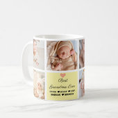 Mug Meilleure Grand-mère Ever Collage de 8 Photos (Devant gauche)