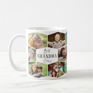 Mug Meilleure Grand-mère Jamais 14 Collage de Photos M