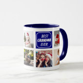Mug Meilleure grand-mère jamais 8 photo personnalisée (Devant droit)