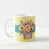Mug Meilleure grand-mère jamais gerbera fleurs jaune (Gauche)