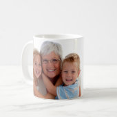 Mug Meilleure grand-mère jamais Noms Photo Musique (Devant gauche)