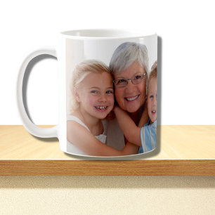 Mug Meilleure grand-mère jamais Noms Photo Musique