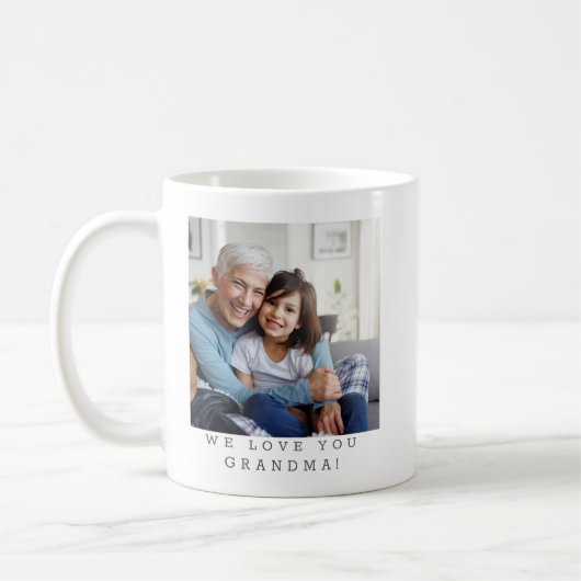 Mug Meilleure grand-mère jamais personnalisée (Gauche)