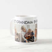 Mug Meilleure Grand-mère jamais personnalisée Photo de (Devant gauche)