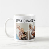 Mug Meilleure Grand-mère jamais personnalisée Photo de (Gauche)