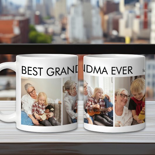 Mug Meilleure Grand-mère jamais personnalisée Photo de