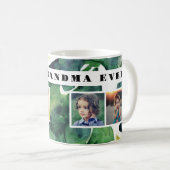 Mug Meilleure grand-mère jamais photo collage aquarell (Devant droit)