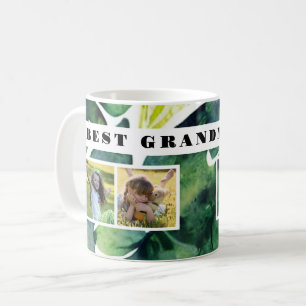 Mug Meilleure grand-mère jamais photo collage aquarell