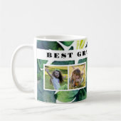 Mug Meilleure grand-mère jamais photo collage aquarell (Gauche)