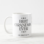 Mug Meilleure grand-mère jamais Style de snapshot mode (Gauche)
