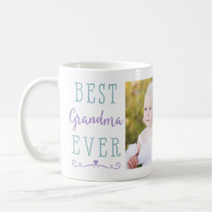 Mug Meilleure grand-mère jamais violet Turquoise photo