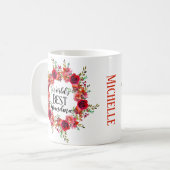 Mug Meilleure grand-mère personnalisée au monde (Devant gauche)