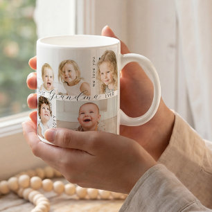 Mug Meilleure Grand-mère Pour Toujours 4 Photos Petits