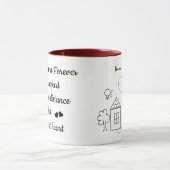 Mug Meilleure grand-mère pour toujours longue distance (Centre)