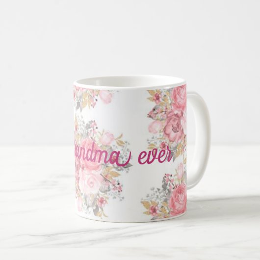 Mug Meilleure grand-mère toujours 1 (Devant droit)