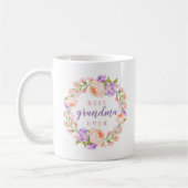 Mug Meilleure grand-mère toujours Floral fête des mère (Gauche)