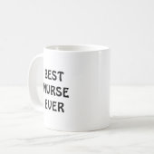 Mug Meilleure infirmière (Devant gauche)