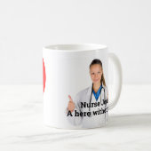 Mug Meilleure infirmière (Devant droit)