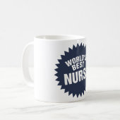 Mug Meilleure infirmière du monde (Devant gauche)