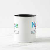 Mug Meilleure infirmière jamais moteur de recherche Ré (Centre)