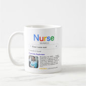 Mug Meilleure infirmière Jamais Recherche Résultat Pho (Gauche)