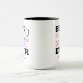 Mug Meilleure infirmière personnalisée d'école (Centre)