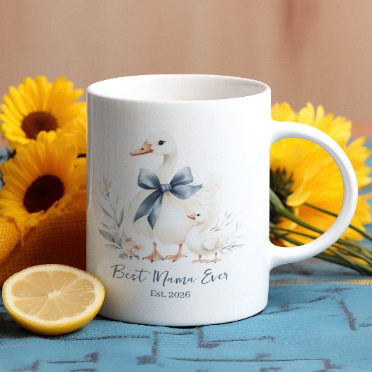 Mug Meilleure Mama Oie & Bébé Canard Fête des mères