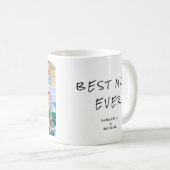 Mug Meilleure maman 9 Photo Collage Fête des mères (Devant droit)