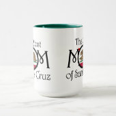 Mug Meilleure Maman à Père Noël Cruz avec 2 Basses Our (Centre)