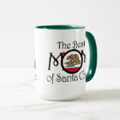 Mug Meilleure Maman à Père Noël Cruz avec 2 Basses Our (Devant droit)
