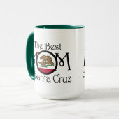 Mug Meilleure Maman à Père Noël Cruz avec 2 Basses Our (Devant gauche)