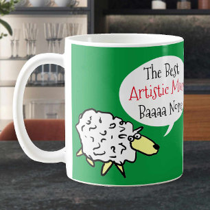 Mug Meilleure maman artistique. Amusant