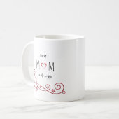 Mug Meilleure maman au monde personnalisée (Devant gauche)