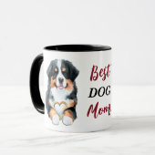 Mug Meilleure maman bernoise de chien de montagne (Devant gauche)